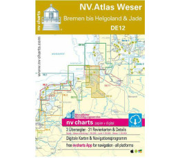 NV Atlas Duitsland DE 12 - Die Weser, Bremen bis Helgoland & Jade